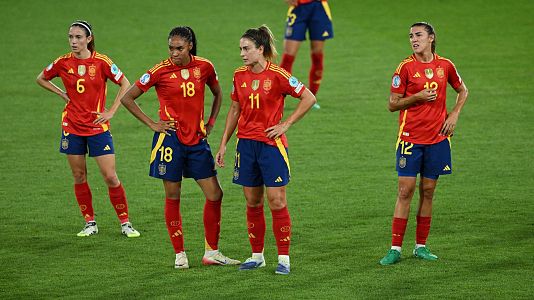 Aitana, Salma, Alexia y Patri Guijarro, jugadoras de Espaa y del Barcelona
