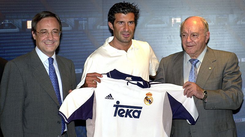 25 años de la llegada de Florentino Pérez a la presidencia del Real Madrid con Figo como promesa de campaña