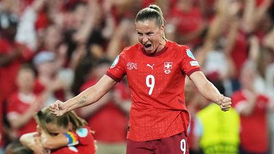 La delantera de Suiza, Ana-Maria Crnogorcevic.