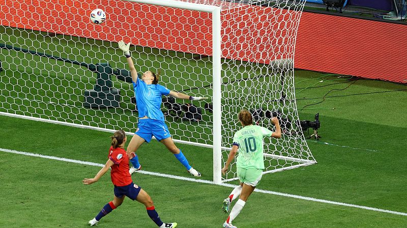Girelli convierte a Italia en la primera semifinalista de la Eurocopa con un golazo sobre la bocina