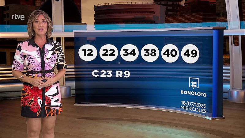 Sorteo de la BonoLoto del miércoles 16 de julio