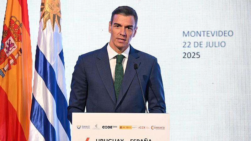 Sánchez critica en Uruguay el caso Montoro y defiende que la "corrupción generalizada" terminó con la moción de 2018