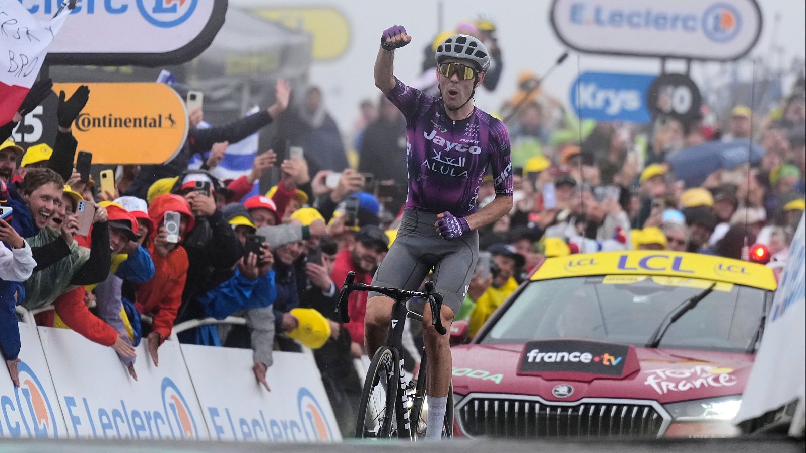 Final de la etapa 18 del Tour 2025 en Courchevel la Loze | Ver