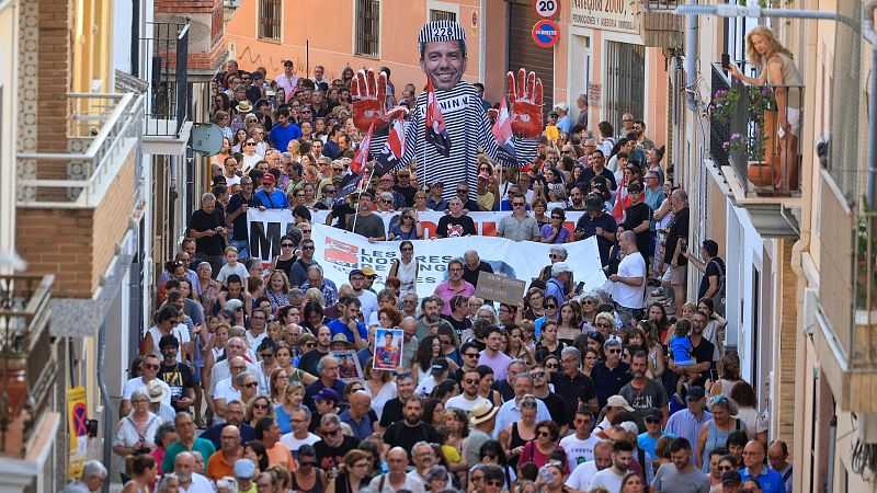 Catarroja acoge la novena manifestación contra Mazón cuando se cumplen nueve meses de la dana