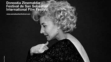 Detalle del Cartel del 73 Festival de Cine de San Sebastin, protagonizado por Marisa Paredes