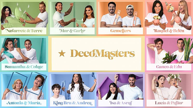 Cinco nuevas parejas completan el casting de 'DecoMasters' en RTVE
