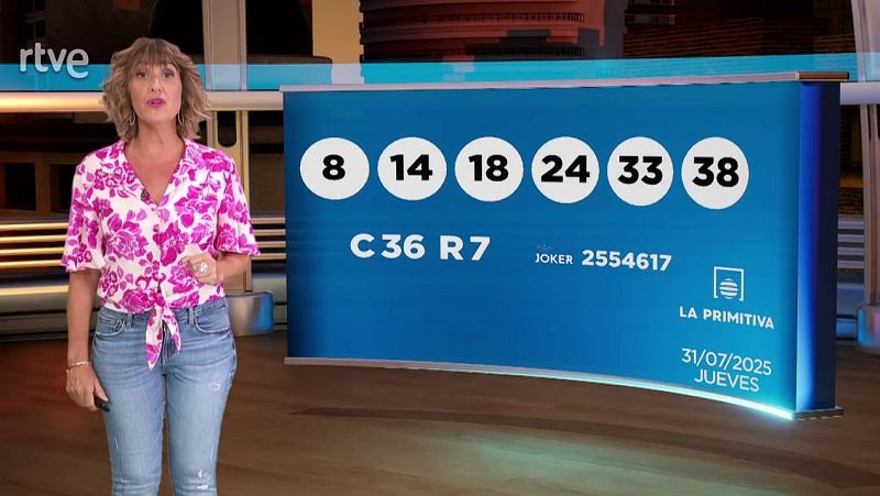 Sorteo de la BonoLoto, Primitiva y Lotera Nacional del jueves 31 de julio
