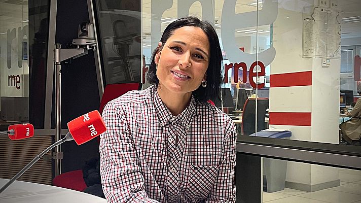 Rosa Lpez en la entrevista en 'Patio de voces'