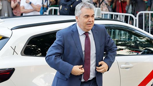 El exsecretario de Organizacin del PSOE Santos Cerdn, en una imagen llegando al Tribunal Supremo