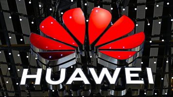 El logo de la tecnolgica china Huawei
