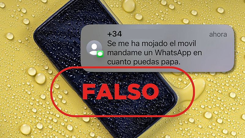 Tu hijo no te escribe este SMS desde un nmero nuevo porque se le ha mojado el mvil, es un fraude