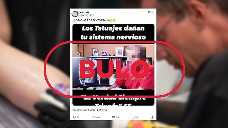 Los tatuajes no daan el sistema nervioso ni producen "cortocircuitos", es un bulo