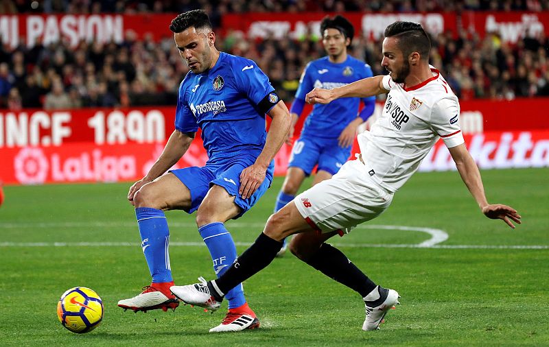 El Getafe empata en Sevilla en el tiempo añadido
