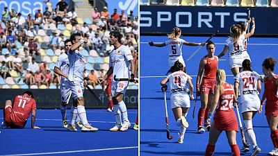 La seleccin masculina y femenina se mete en la pelea por las medallas del Europeo