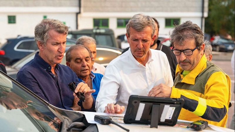 Feijóo acusa al Gobierno de "seguir de vacaciones" mientras España está "ante un riesgo máximo" por los incendios