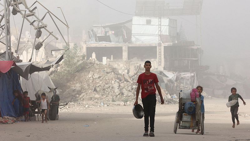 Mueren de hambre otras tres personas en Gaza mientras continúan las protestas en Israel por el fin de la guerra