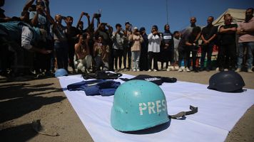 RTVE se suma a la iniciativa global contra el asesinato de periodistas en Gaza