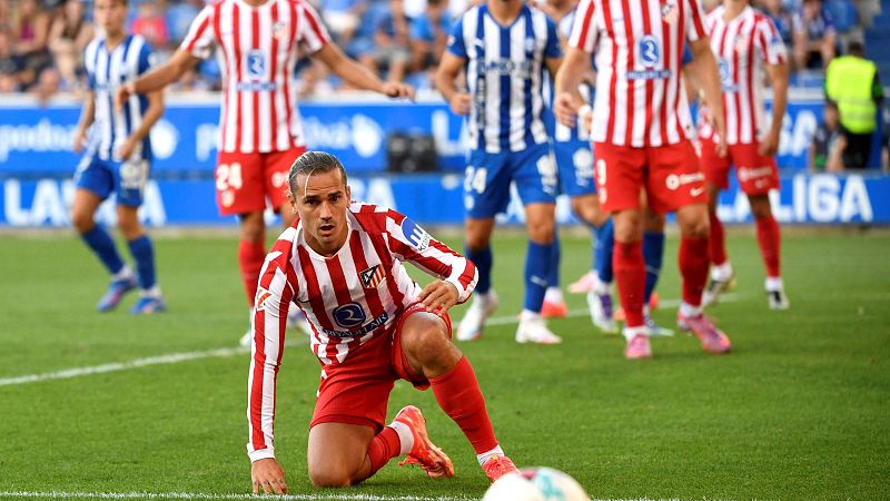 El Atlético de Madrid sigue sin encontrarse y empata contra el Alavés en Mendizorroza