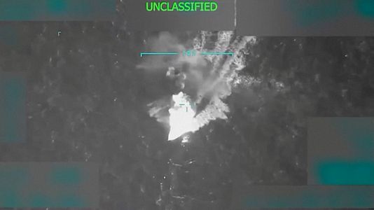 Trump afirma que Estados Unidos ha atacado a un barco cargado de drogas procedente de Venezuela