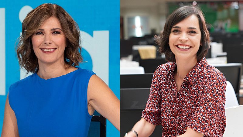 Lara Siscar y Ángela García Romero, corresponsales de TVE en Lisboa y Nueva York