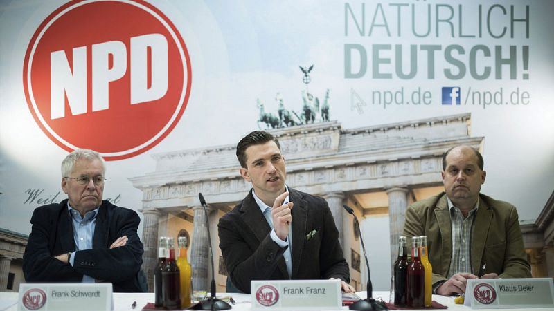 El Senado alemán pide retirar los fondos públicos al partido neonazi NPD