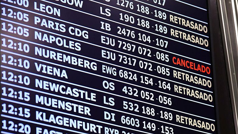 Las tormentas en Baleares dejan al menos 18 vuelos cancelados y más de 200 retrasos en Mallorca