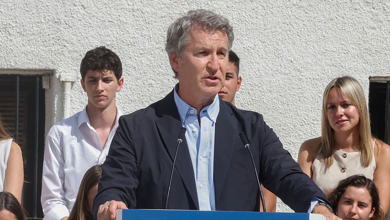 Feijóo dice que si el PSOE no "exige la dimisión" de García Ortiz "le acompañará hasta el banquillo"