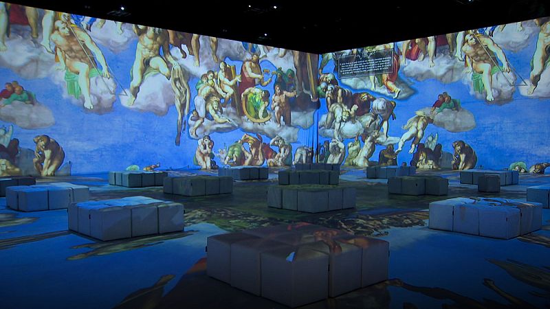 'Leonardo versus Michelangelo', duel immersiu a l'IDEAL Barcelona