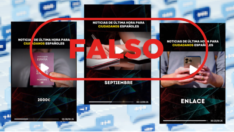 Este enlace de TikTok no permite solicitar una ayuda directa de 2.000 euros, es un fraude