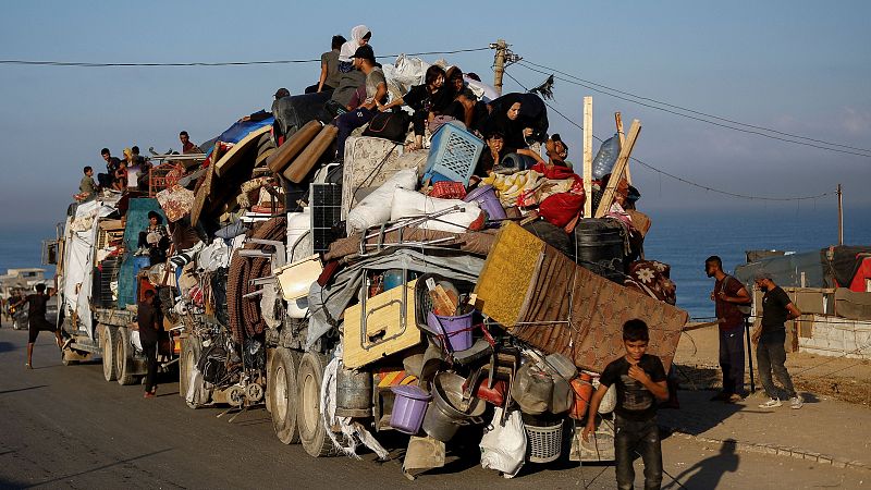 Toda la Franja pierde su conexión a internet mientras miles de gazatíes huyen por el avance israelí en Ciudad de Gaza