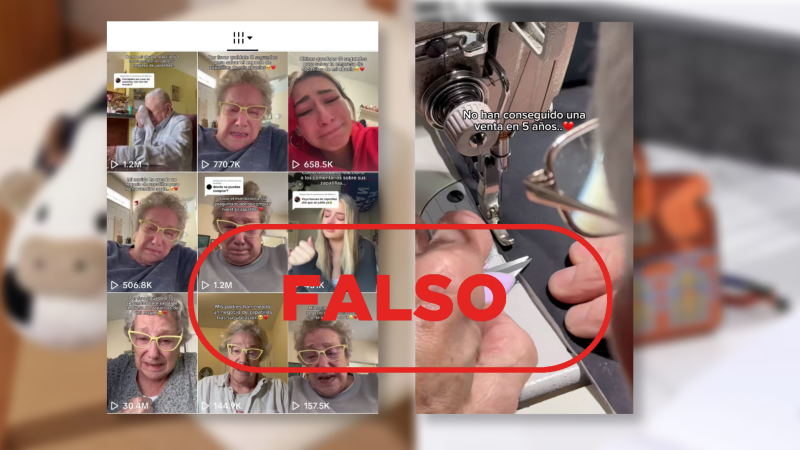 Abuelos en apuros? Estos vdeos de ancianos vendiendo productos 'hechos a mano' son falsos