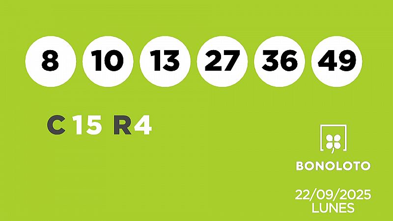 Sorteo de la BonoLoto y Primitiva del lunes 22 de septiembre