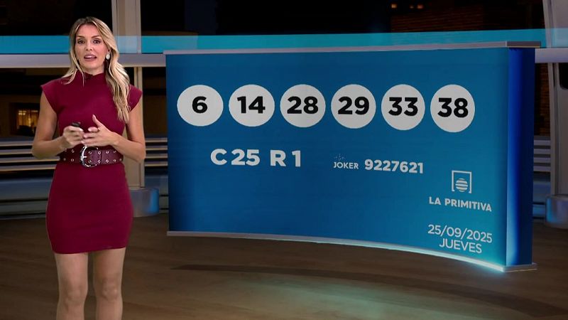 Sorteo de la BonoLoto, Primitiva y Lotera Nacional del jueves 25 de septiembre