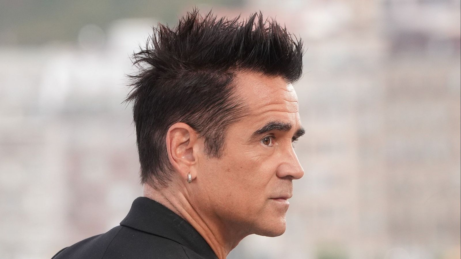 El actor Colin Farrell, en la presentacin en San Sebastin de 'Maldita suerte'.