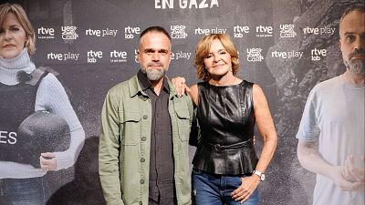 RTVE presenta el videopodcast 'Vivir y morir en Gaza', con Almudena Ariza y Ral Incertis