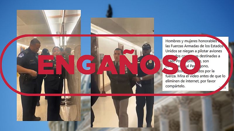 No son soldados estadounidenses detenidos tras negarse a transportar armas a Israel