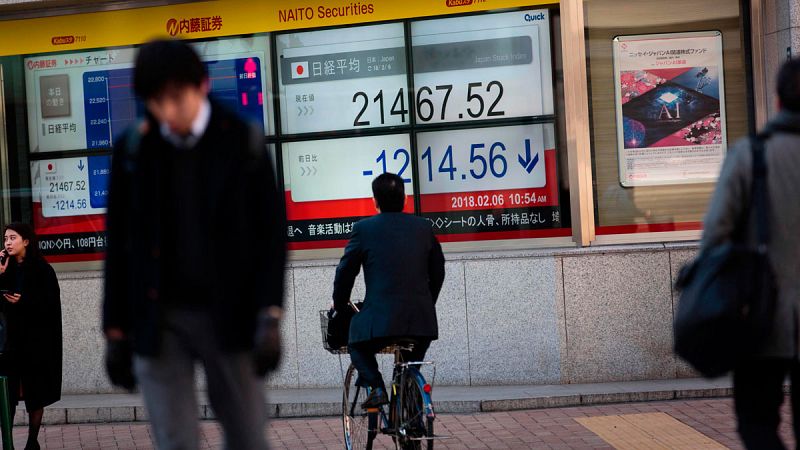 Las Bolsas asiáticas prolongan este martes la jornada negra de Wall Street