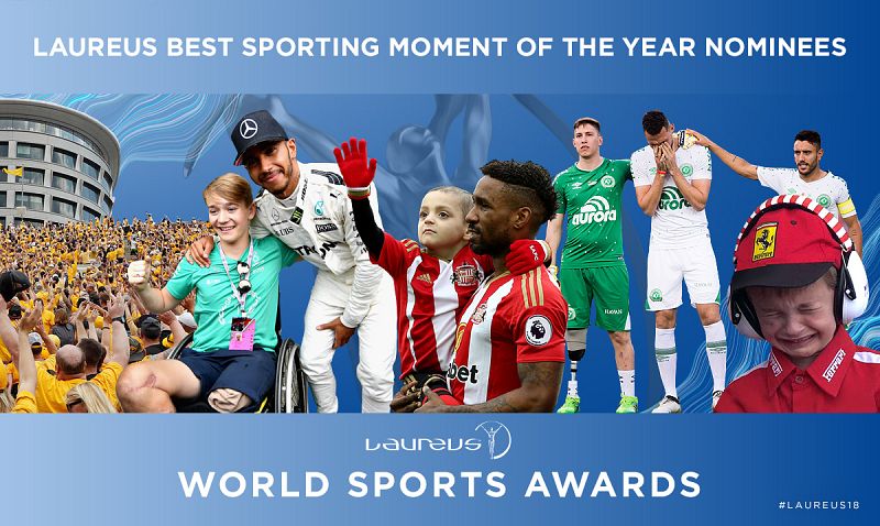 Vota el mejor momento deportivo de los Premios Laureus
