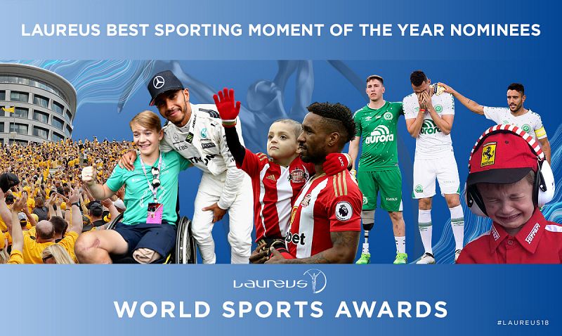Vota el mejor momento deportivo de los Premios Laureus