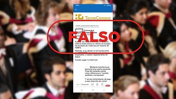 Esta reclamacin de un pago urgente a TecnoCampus es un fraude