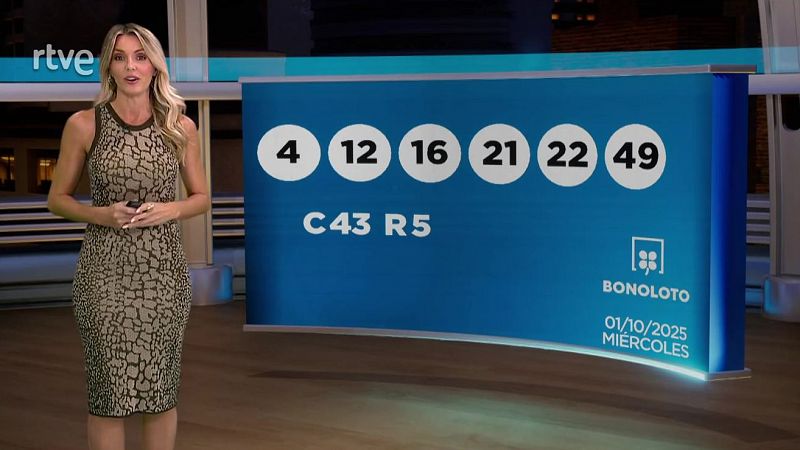 Sorteo de la BonoLoto del mircoles 1 de octubre