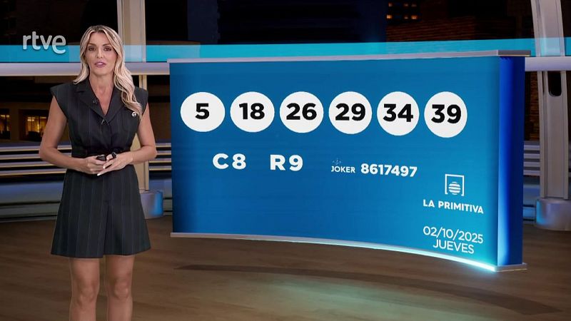 Sorteo de la BonoLoto, Primitiva y Lotera Nacional del jueves 2 de octubre