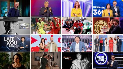 Montaje de audiencias de RTVE en septiembre de 2025