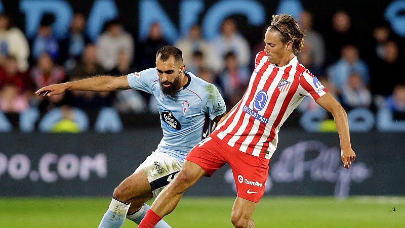 El Atltico frena su buena racha cediendo un empate ante el Celta en Balados