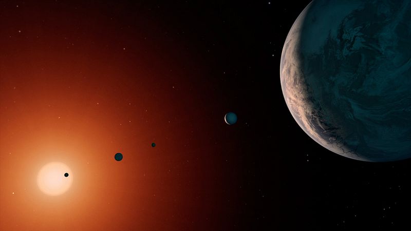 Algunos planetas de TRAPPIST-1 podrían tener más agua que la Tierra