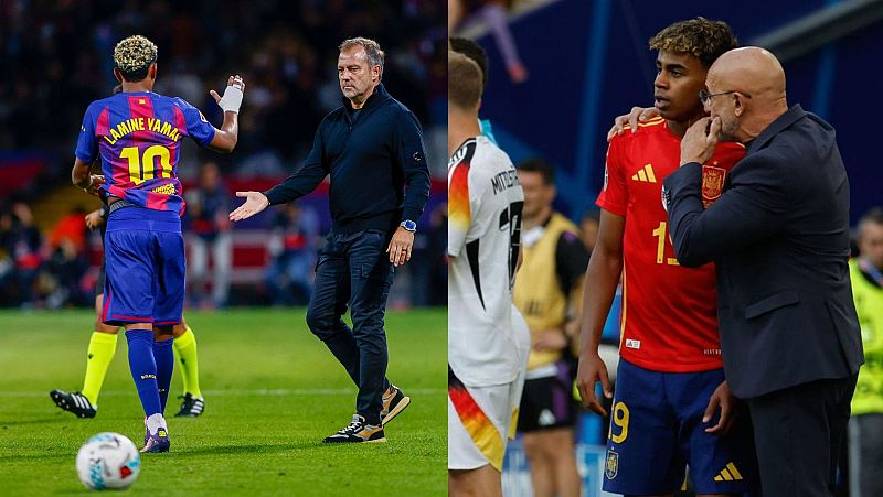 La recaída de Lamine, el último episodio del desencuentro entre Flick y De la Fuente