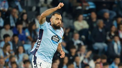 Borja Iglesias lleva seis goles con el Celta esta temporada.