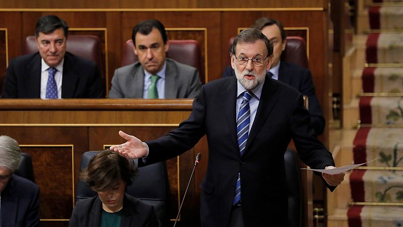 Rajoy reprocha a Rivera que "se equivoca de adversario" en Cataluña y niega que el FLA haya pagado el 1-O