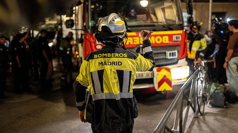 Cuatro muertos tras el derrumbe de un edificio en obras en el centro de Madrid