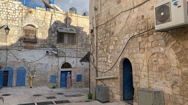 Gaza, "una palabra prohibida" en la Ciudad Vieja de Jerusalén